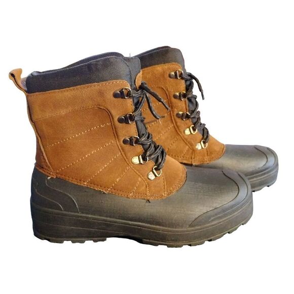 NWOT Ozark Trail brown snow winter boots Size 8 main image 5